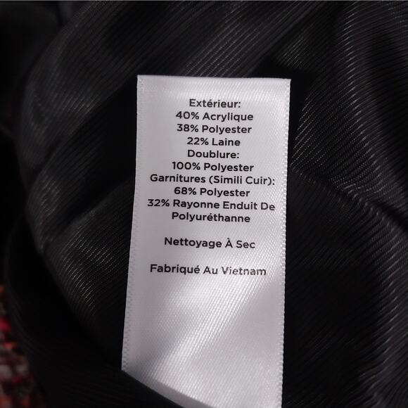 NWOT! TALBOTS! STUNNING RED, ORANGE, BROWN, BLK & CREAM WOOL+ SKIRT SUIT! SZ 2P - Picture 12 of 14